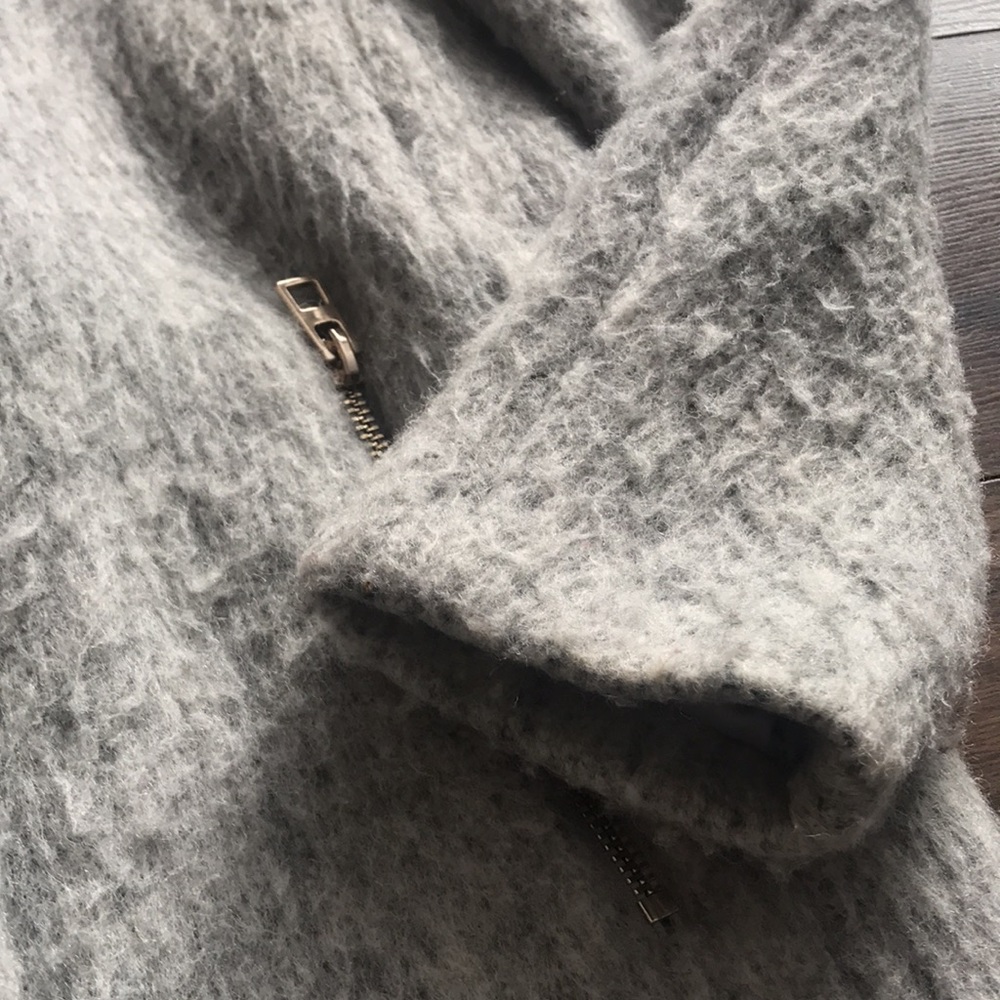 H&M Gray Teddy Jacket - Picture 3 of 9